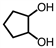 What is the correct IUPAC name for compound shown?   A) 1,2-cyclopentadiol B) 1,5-cyclopentanediol C) 1,2-cyclopentanediol D) 1,5-cyclopentadiol