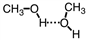 Which of the following best represents hydrogen bonding in methanol? A)    B)    C)    D)   