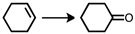 In order to carry out the following reaction which of the following reagents would be needed?   A) (O)   followed by (H)  B) (H)   followed by H<sub>2</sub>SO<sub>4</sub> C) H<sub>2</sub>O\ H<sub>2</sub>SO<sub>4</sub> followed by (O)  D) (O) followed by H<sub>2</sub>SO<sub>4</sub>