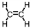 Our bodies rely on a two step process for detoxification of ethyl alcohol.  The first step occurs in the cytoplasm of the liver, where the alcohol is oxidized.  Which of the following materials is produced during that step? A)    B)    C)    D)   
