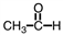 Our bodies rely on a two step process for detoxification of ethyl alcohol.  The first step occurs in the cytoplasm of the liver, where the alcohol is oxidized.  Which of the following materials is produced during that step? A)    B)    C)    D)   