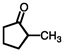 The IUPAC name of the following compound is 1-methylcyclopentanone.    