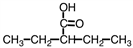 What is the correct IUPAC name for the following compound?   A) 3-ethylbutanoic acid B) 2-ethylbutanoic acid C) 2-pentanoic acid D) 2-ethylpentanoic acid