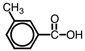 What is the correct IUPAC name for the compound given below?   A) 1-methyl-3-benzoic acid B) 3-methyl-1-benzoic acid C) 3-methylbenzoic acid D) 3-methylbenzoate