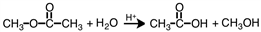 Which term correctly describes the following reaction?        A) esterification B) dissociation C) hydrolysis D) saponification