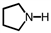 The amine given shown is ______.     A) primary B) secondary C) tertiary D) quaternary
