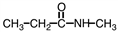 The IUPAC name for the compound shown is _______ .   A) N -methylpropionamide B) N -methylpropanamide C) 1-methylpropanamide D) 2-butanamide