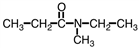 The IUPAC name for  is ______.   A) 1-ethyl-2-methylpropanamide B) 1-ethylmethylpropanamide C) N -ethyl- N -methylpropanamide D) N -ethylmethylpropanamide