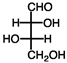 The following structure is shown in what form?     A) a D form B) an L form C) neither D nor L D) both D and L