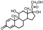 Prednisolone, an anti-inflammatory, is a glucocorticoid and therefore would be expected to be represented by which of the following structures? A)    B)    C)    D)   