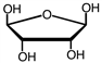 The following is the sugar found in DNA.    