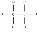 Which of these is the correct name for the structural formula?   A) ethane B) butane C) propane D) hexane E) methane