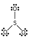 Which of these is the correct Lewis dot structure for sulfur trioxide? A) B) C) D) E)