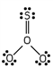 Which of these is the correct Lewis dot structure for sulfur trioxide? A) B) C) D) E)
