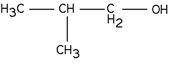 Which of these is the correct name for the structure below? ​   A)  Butenol B)  Isobutanol C)  2-methyl-1-propanol D)  Isopropanol E)  Both C and D are correct.