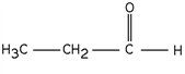 Which of these is the correct name for the structure below? ​   A)  Propanal B)  1-propanone C)  Formaldehyde D)  3-propanal E)  Benzaldehyde