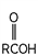 Which of these represents the general formula for a fatty acid? A)  RCO B)    C)    D)    E)   