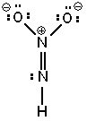 Three possible resonance forms for NO₂ NH - are shown below. Pick the best answer. I.   II.   III.   A)  I and II are correct resonance forms, III is not and no others exist B)  I and II are not correct resonance forms, III is the only possible Lewis structure for this molecule C)  None of the Lewis structures shown are correct; one or more other Lewis structure(s)  can be written. D)  All of the Lewis structures are correct resonance forms and no others exist. E)  All of the Lewis structures are correct resonance forms but one or more others can also be written. 
