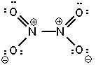 Three possibly correct resonance forms of N₂O<sub>4</sub> are shown below. Pick the best answer. I.   II.   III.   A)  I and II are correct, III is incorrect B)  II and III are correct, I is incorrect C)  I and III are correct, II is incorrect D)  all three are correct E)  all three are incorrect 