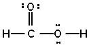 Given the three statements about the molecule HCOOH (correct Lewis structure given below) , pick the best answer.   I. HCOOH has 4 s bonds and one p -bond. II. The carbon atom is sp 2 hybridized. III. The O atom bonded to H atom is sp 3 hybridized. A)  I and II are true, III is false B)  II and III are true, I is false C)  I and III are true, II is false D)  all three are true E)  only II is true 