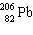 The nuclide 226 Ra undergoes a series of alpha and beta decays, finally producing stable 206 Pb.     + A   + B   Give the values of A and B in the equation. A)  A = 5, B = 4 B)  A = 4, B = 6 C)  A = 6, B = 8 D)  A = 8, B = 6 E)  A = 4, B = 5