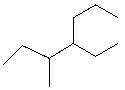 What is the correct IUPAC name for the following compound?   A)  3-methyl-4-propylhexane B)  3-propyl-4-methylhexane C)  3-methyl-4-ethylheptane D)  4-ethyl-3-methylheptane E)  2-Ethyl-3-propylpentane