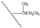 What is the name of the following branching alkyl group? (The squiggly line represents a long straight chain.)    A)  isopropyl B)  n-butyl C)  isobutyl D)  sec -butyl E)  tert -butyl