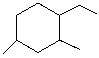 What is the systematic IUPAC name for the following cycloalkane?   A)  Cyclodecane B)  1-Ethyl-2,4-Dimethylcyclohexane C)  4-Ethyl-1,3-Dimethylcyclohexane D)  2,4-Diethyl-1-propylcyclohexane E)  1,3-Diethyl-4-propylcyclohexane