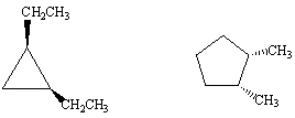 How are the following two compounds related?   A)  Completely different compounds B)  Structural isomers C)  Cis - Trans isomers D)  Same compound E)  Chiral isomers