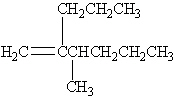 What is the correct IUPAC name for the following alkene?   A)  4,5-Dimethyl-4-octene B)  2-Butyl-3-Methyl-1-pentene C)  3-Methyl-2-propyl-1-hexene D)  2,3-Dipropyl-1-Butene E)  3,4-Dipropyl-1-Butene