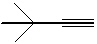 What is the IUPAC name for the following compound?   A)  2,2-dimethylpropyne B)  3,3-dimethyl-1-butyne C)  2,2-dimethyl-3-butyne D)  Hexyne E)  Tertbutylethyne