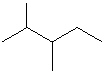 Which line-angle drawing below would require 16 hydrogen atoms to complete its structure? I.   II.   III.   A)  I only B)  II only C)  I and II D)  II and III E)  All of these 