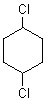 Which compound listed below is p-dichlorobenzene? A) B) C) D) E)