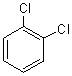 Which compound listed below is p-dichlorobenzene? A) B) C) D) E)