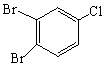 What is the IUPAC name for the following aromatic compound?   A)  1-chloro-3,4-dibromobenzene B)  3,4-dibromo-1-chlorobenzene C)  1,2-dibromo-4-chlorobenzene D)  1,2-dibromo-4-chloro-1,3,5-cyclohexatriene E)  o-dibromo-p-chlorobenzene