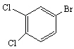 What is the IUPAC name for the following aromatic compound?   A)  1-bromo-3,4-dichorobenzene B)  4-bromo-1,2-dichlorobenzene C)  1,2-dichloro-4-bromobenzene D)  1,2-dichloro-4-bromo-1,3,5-cyclohexatriene E)  p-bromo-o-dichlorobenzene