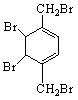 What is the major organic product for the following reaction involving 1,4-Dimethylbenzene and Bromine? A) B) C) D) E)
