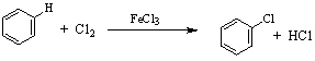 Which of the reactions shown below represents an addition type reaction? I. CH<sub>4</sub> + 4 Cl?   CCl<sub>4</sub + 4 HCl  II.    III.    A)  I only B)  II only C)  III only D)  I and II E)  I and III 