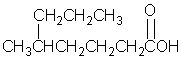 What is the correct IUPAC name for the following organic compound?   A)  Nonoic acid B)  5-Methyloctanal C)  2-Propylhexanoic acid D)  5-Propylhexanol E)  5-Methyloctanoic acid