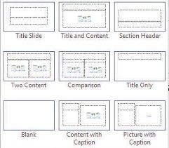 The accompanying figure shows the different _____ in PowerPoint 2016.   ​ A) layout options B) transition options C) theme families D) caption views