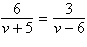 Solve the following rational equation.   A)    B)    C) 4 D) 17 E)   