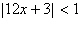 Use interval notation to express the solution set for the inequality below.   A)    B)    C)    D)    E)   