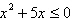 Use the critical value method to solve the polynomial inequality below. Use interval notation to write the solution set.   A)    B)    C)    D)    E)   