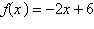 Find the value of x in the domain of   for which   . A) 4 B) 2 C) 8 D) -5 E) -6