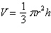 A water tank has the shape of a right circular cone with height 18 feet and radius 14 feet. Water is running into the tank so that the radius r (in feet) of the surface of the water is given by   where t is the time (in minutes) that the water has been running. The volume V of the water is given by   Find   and use it to determine the volume of the water when   minutes. Round to the nearest tenth. A) 150.8 cubic feet B) 193.9 cubic feet C) 938.3 cubic feet D) 2326.6 cubic feet E) 1407.4 cubic feet
