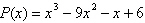 Graph the polynomial   . Estimate, to the nearest tenth, the coordinates of the points where   has a relative maximum or a relative minimum. For each point, indicate whether the y value is a relative maximum or a relative minimum. A)    has a relative maximum of 6.0 at   and a relative minimum of   at   . B)    has a relative maximum of 6.0 at   and a relative minimum of   at   . C)    has a relative maximum of 6.0 at   and a relative minimum of 108.0 at   . D)    has a relative maximum of 6.0 at   and a relative minimum of   at   . E)    has a relative maximum of 6.0 at   and a relative minimum of   at   .