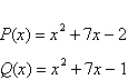 Use translation and/or reflection concepts to explain how the graph of P can be used to produce the graph of Q .   A) Shift the graph of P     unit to the left. B) Shift the graph of P     unit . C) Shift the graph of P     unit . D) Shift the graph of P horizontally   unit to the right.