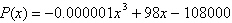 A software company produces a computer game. The company has determined that its profit P , in dollars, from the manufacture and sale of x games is given by   where   . How many games, to the nearest unit, does the company need to produce and sell to obtain the maximum profit? A) 5711 games B) 5756 games C) 5716 games D) 5706 games E) 5701 games