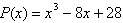 Find the smallest positive integer and the largest negative integer that, by the Upper- and Lower-Bound Theorem, are upper and lower bounds, respectively, for the real zeros of the polynomial function   . A) upper bound 3, lower bound -4 B) upper bound 20, lower bound -28 C) upper bound 28, lower bound -28 D) upper bound 4, lower bound -1 E) upper bound 20, lower bound -20