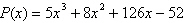 Given   is a zero of the polynomial function   , find the remaining zeros of the polynomial. A)    B)    C)    D) 2, -1 + 5 i E)   
